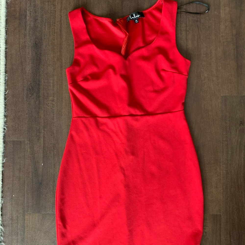 Lulus red dress